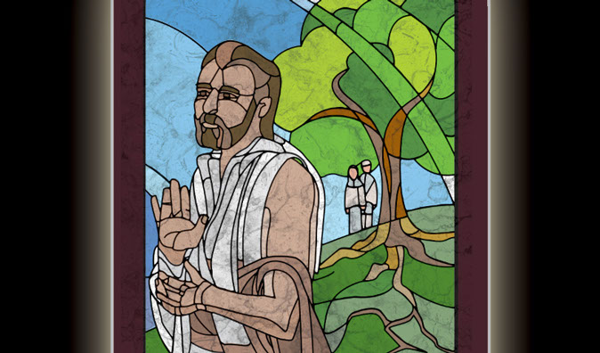 Stained Glass Window concept artwork for Church by Gregory Effinger
